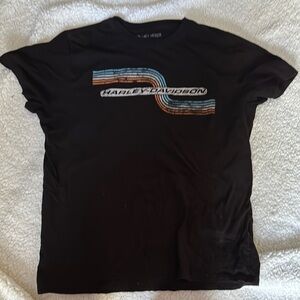 Harley-Davidson Biker Black Graphic T-Shirt